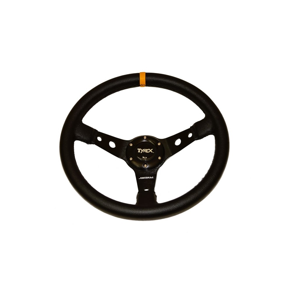 VOLANT RAPTOR 4X4 BY TYREX 14 "  35cm EN CUIR