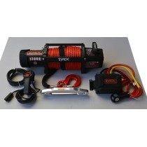 TREUIL TYREX BLACK SERIE 13000LB/5890 KG 12V CORDE SYNTHETIQUE