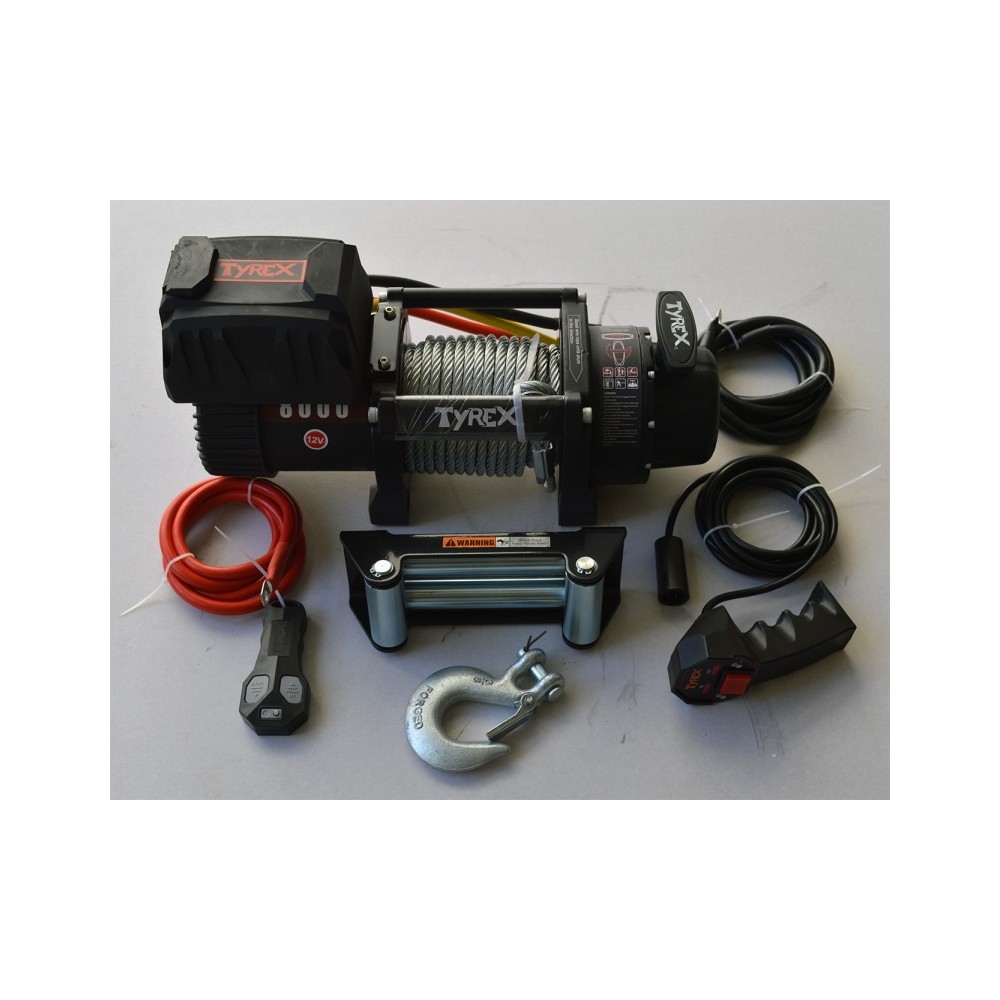 TREUIL TYREX BLACK SERIE 8000LB/3600KG "COMPACT"