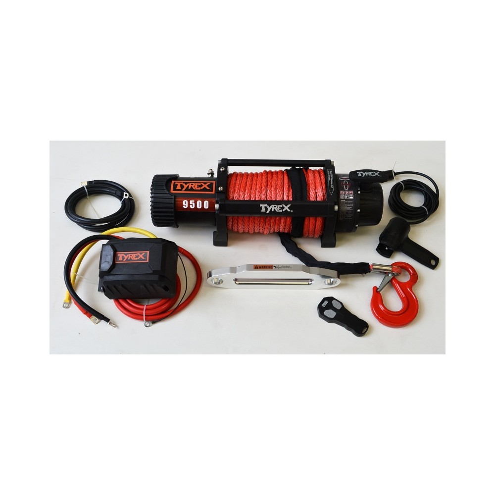 TREUIL TYREX BLACK SERIE 9500LB/4300KG CORDE SYNTHETIQUE