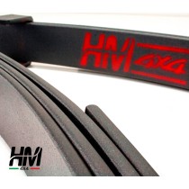 Paire de lames de ressort arrière HM4x4 +8cm Suzuki Samurai et Sj