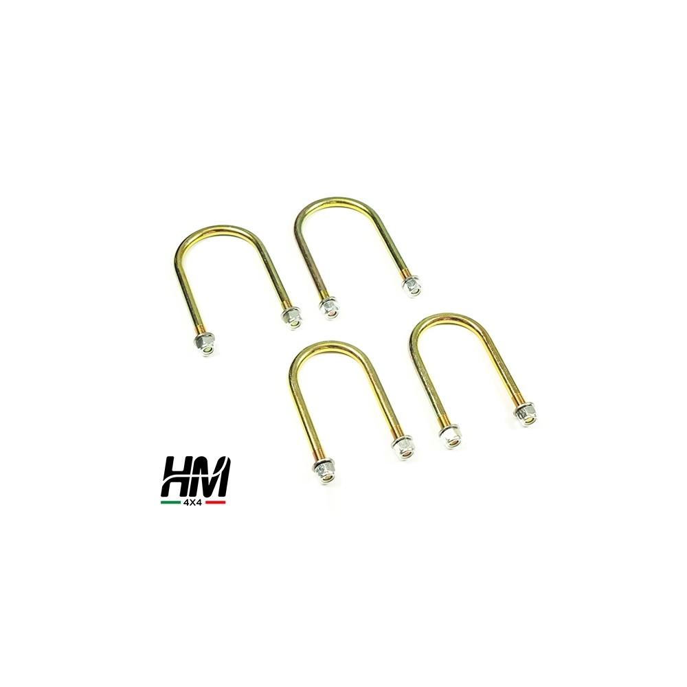 Kit de 4 brides de lames arrières pour Suzuki Samurai et Sj