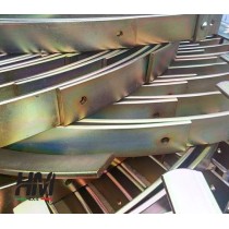Paire de lames de ressort avant +5cm Suzuki Samurai et SJ avec rotule