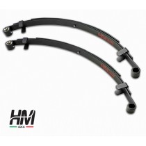 Paire de lames de ressort avant +5cm Suzuki Samurai et SJ avec rotule