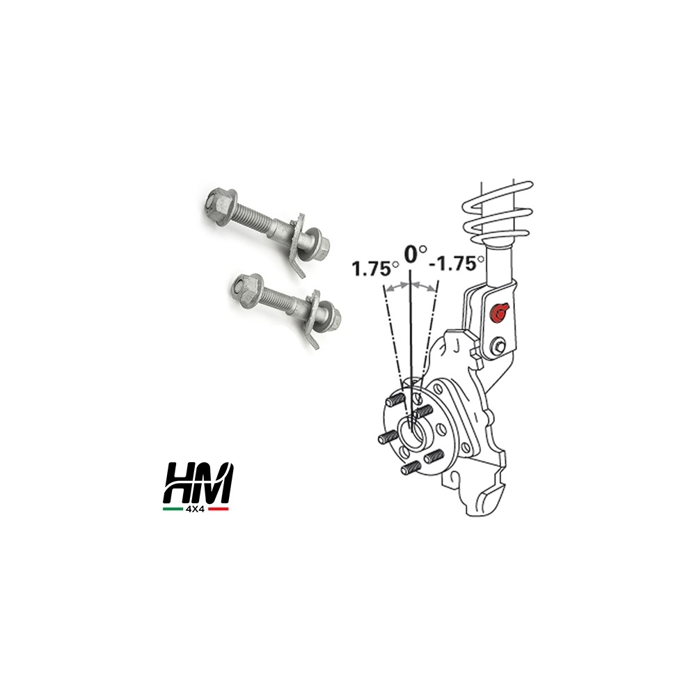 Kit de correction carrossage Suzuki Vitara