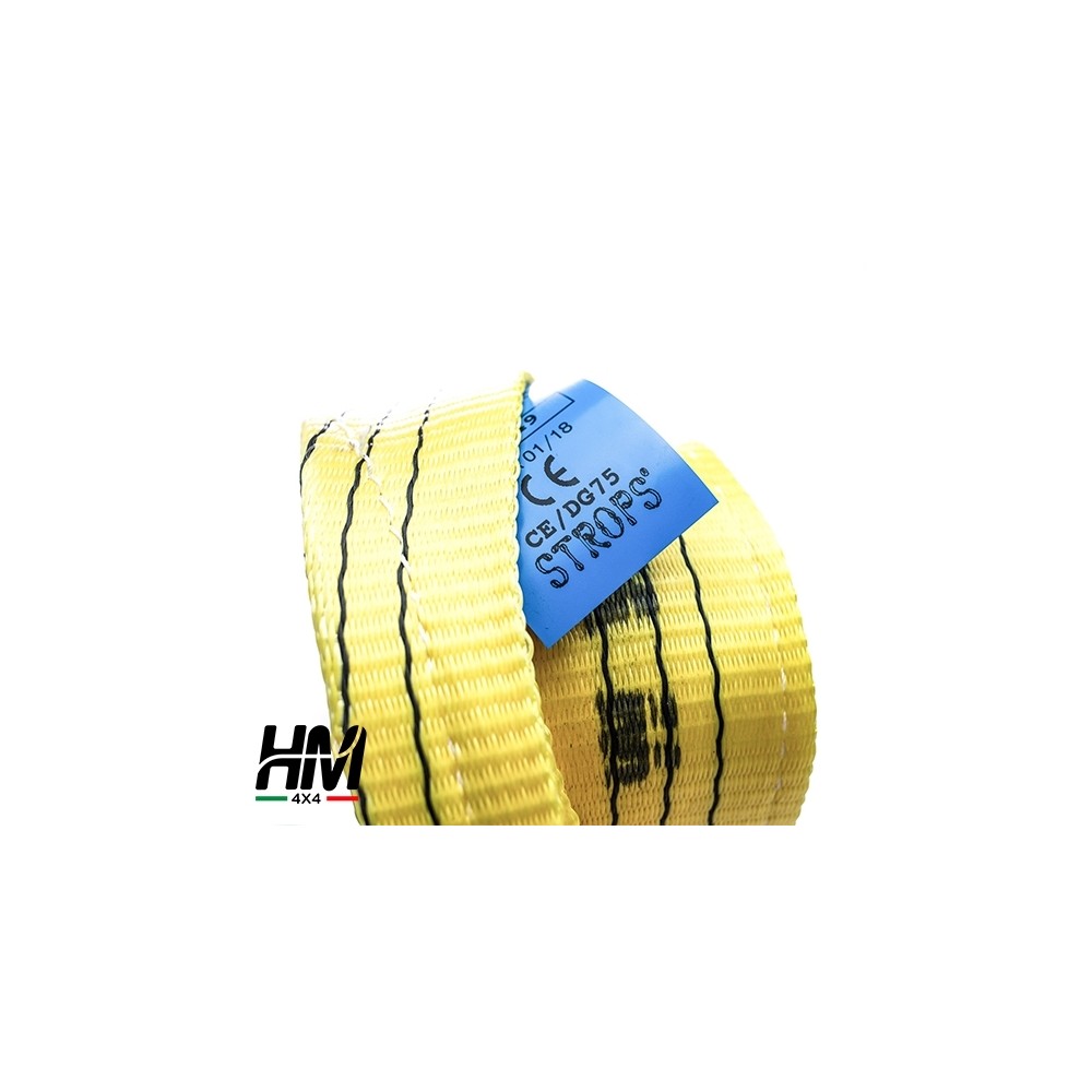 SANGLE DE REMORQUAGE/STROPS D'ORIGINE 3000/6000 KG HOMOLOGUÉ CE