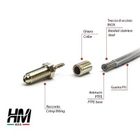 Durites de frein tressées et traitées Samurai et Sj Espagnol