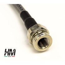 Durite de frein avant courte + 10cm tressage aéronautique pour Suzuki Jimny