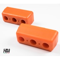 Paire de butées de pont arrières allongées Land Rover Defender