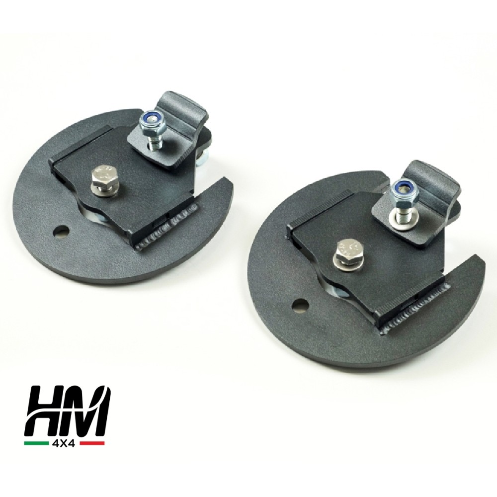 Paire de supports de ressorts arrières inclinés pour Land Rover Defender 110/130