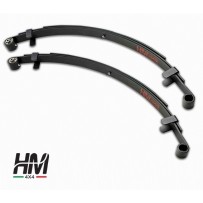 Paire de Lames de ressorts avant +8 cm Suzuki Samurai et SJ avec rotule