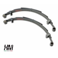 Paire de lames de ressort arrière +5cm Suzuki Samurai et SJ avec rotule