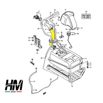 Tuyau de remplissage de réservoir Suzuki Samurai et SJ