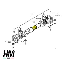 Soufflet d'arbre de transmission Suzuki Samurai et Sj