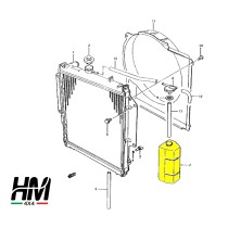 Vase d'expansion avec bouchon Suzuki Samurai et Sj