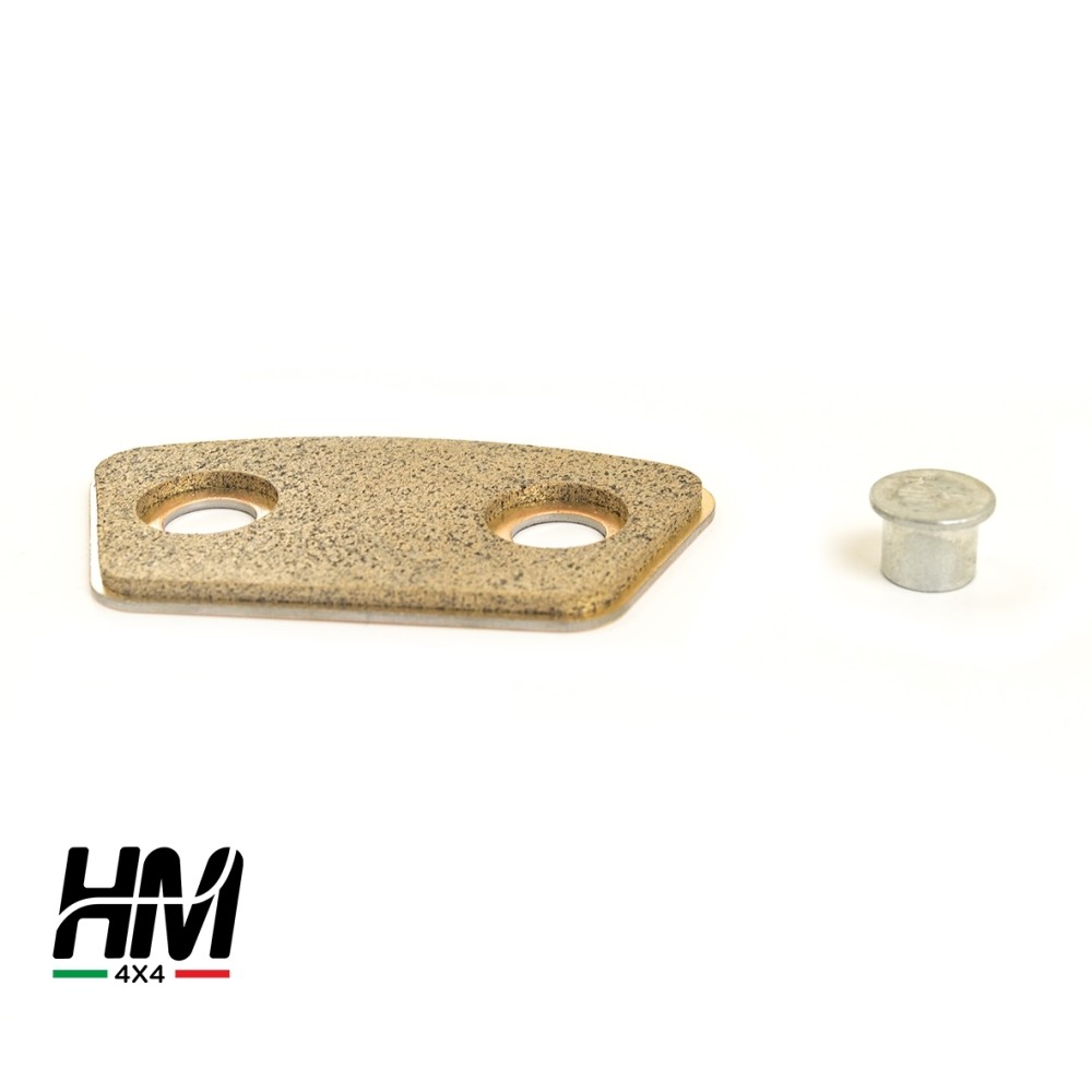 Patin de disque d'embrayage céramique avec rivet