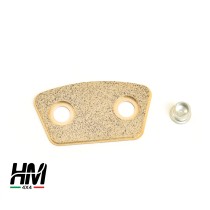 Patin de disque d'embrayage céramique avec rivet