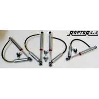 Amortisseur arrière monotube à bombonne séparée +5cm