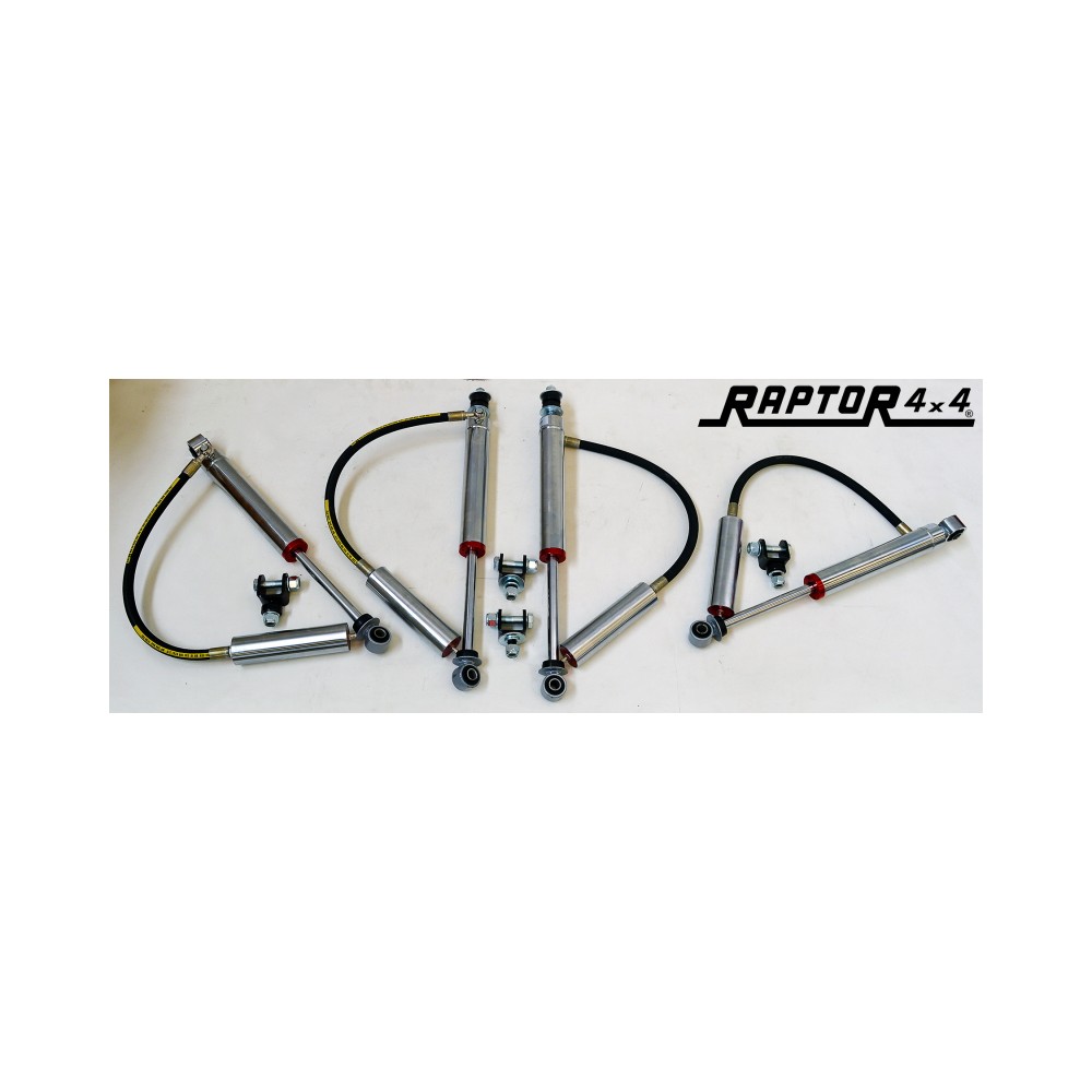 Amortisseur arrière monotube à bombonne séparée +5cm Amortisseur arrière monotube à bombonne séparée +5cm