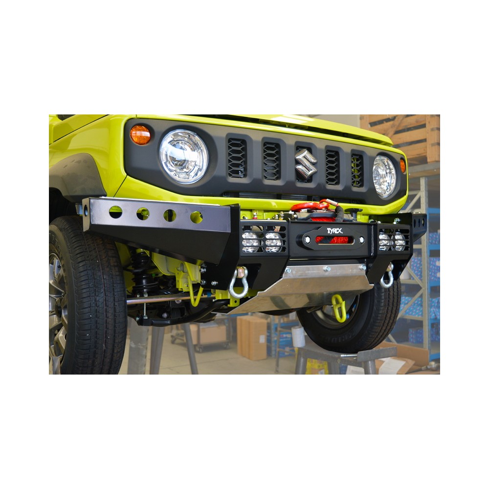 Pare-Chocs Avant avec Support de Treuil pour Suzuki Jimny Modèle ST : Protection et Polyvalence en Tout-Terrain