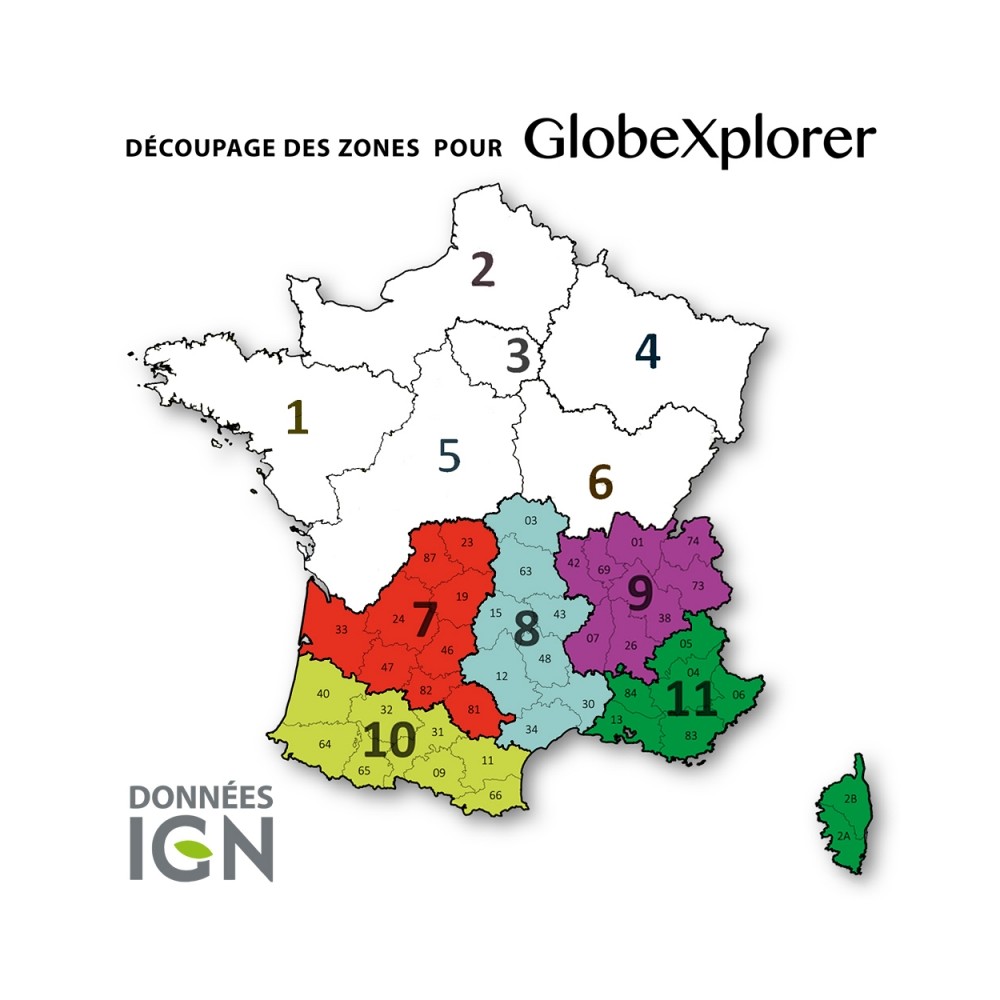 Demi France Sud 1:25 000 - GlobeXplorer