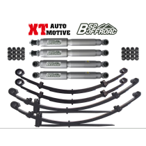 KIT DE LEVAGE XT AUTOMOBILE / B52 OFFROAD + 5 CM POUR TOYOTA HILUX AVEC LAMES DE RESSORTS AVANT ET ARRIÈRE