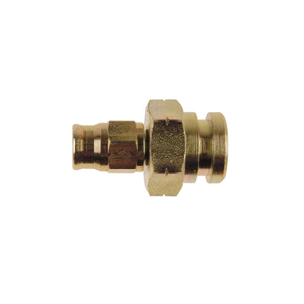 Passe cloison femelle convexe fixation clip 759 GOODRIDGE pour durite 6003 10x100 17 Hex