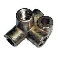 Té femelle 4 voies avec fixation 2204 GOODRIDGE laiton