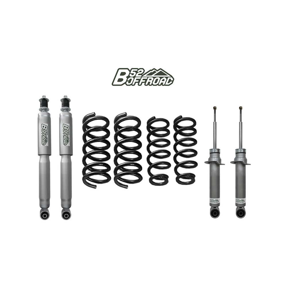 KIT DE LEVAGE B52 OFFROAD +4 CM POUR MITSUBISHI PAJERO V60 ET V80 LONG