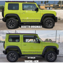 KIT DE LEVAGE + 4 CM XT/RANCHO POUR SUZUKI JIMNY A PARTIR DE 2018