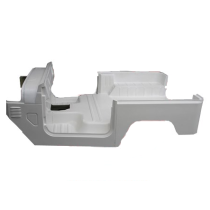 CAISSE POLYESTER COMPLETE BJ40 (réservoir en dessous du siège) (-79)