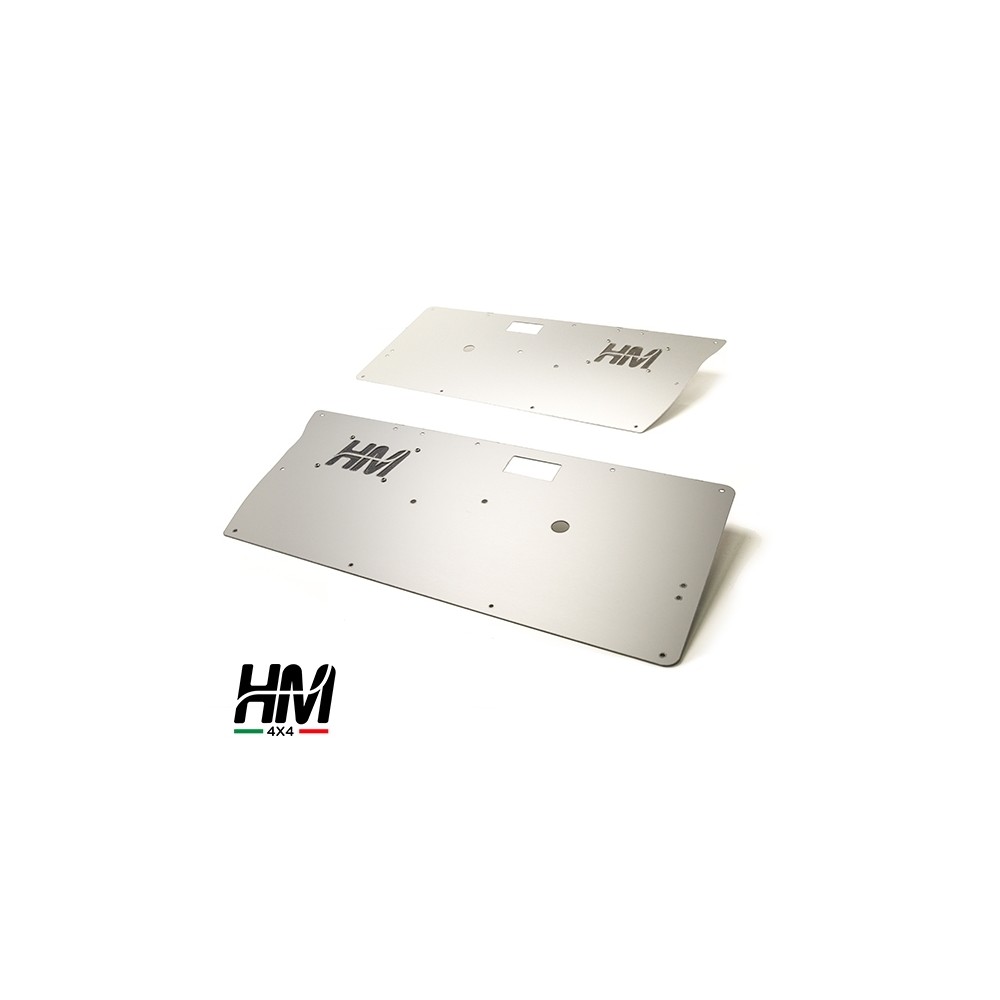 PAIRE DE PANNEAUX DE PORTE AVANT EN ALUMINIUM POUR SUZUKI SAMURAI ET SJ