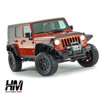 JEU D'ÉLARGISSEURS D'AILES DE STYLE PLAT BUSHWACKER JEEP WRANGLER JK 4 PORTES