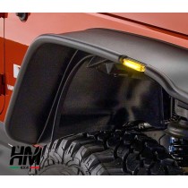 JEU D'ÉLARGISSEURS D'AILES DE STYLE PLAT BUSHWACKER JEEP WRANGLER JK 4 PORTES