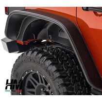 JEU D'ÉLARGISSEURS D'AILES DE STYLE PLAT BUSHWACKER JEEP WRANGLER JK 4 PORTES