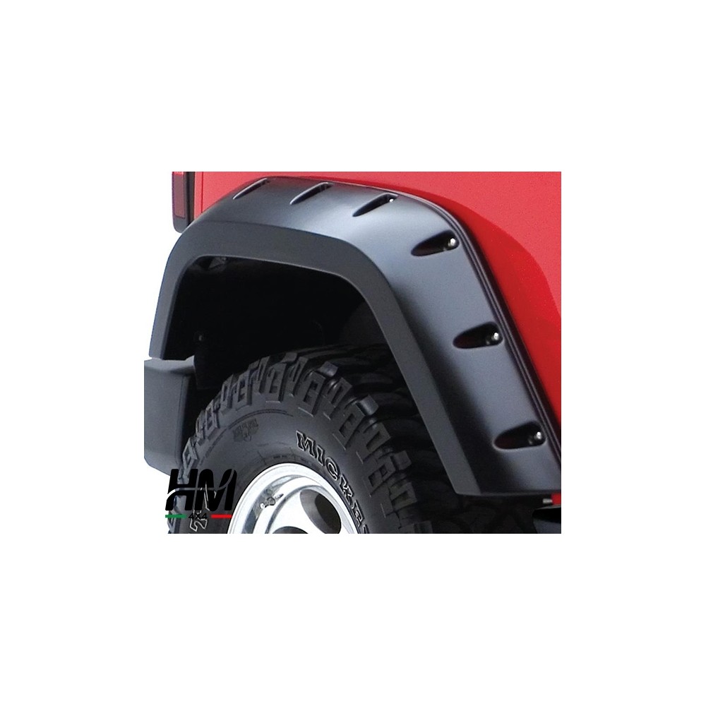 ÉLARGISSEURS D'AILES ARRIÈRE BUSHWACKER MAX POCKET STYLE 2PC JEEP WRANGLER JK