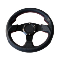 VOLANT SPORT EN CUIR ANATOMIQUE 11' , 28cm  TYREX