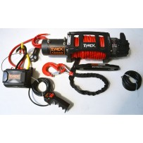 TYREX TREUIL 10000LB MOTEUR HAUTE VITESSE SERIE NOIRE CORDE SYNTHETIQUE
