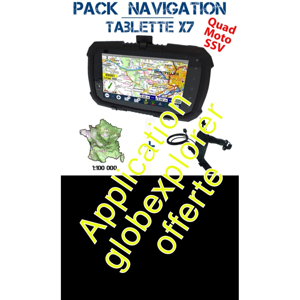 Tablette X7 Pack Navigation SSV