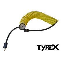 TUYAU D'AIR + MANOMÈTRE À DÉCLENCHEMENT RAPIDE