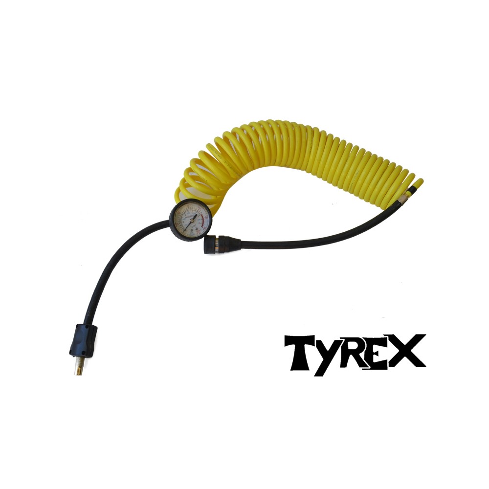 TUYAU D'AIR + MANOMÈTRE À DÉCLENCHEMENT RAPIDE