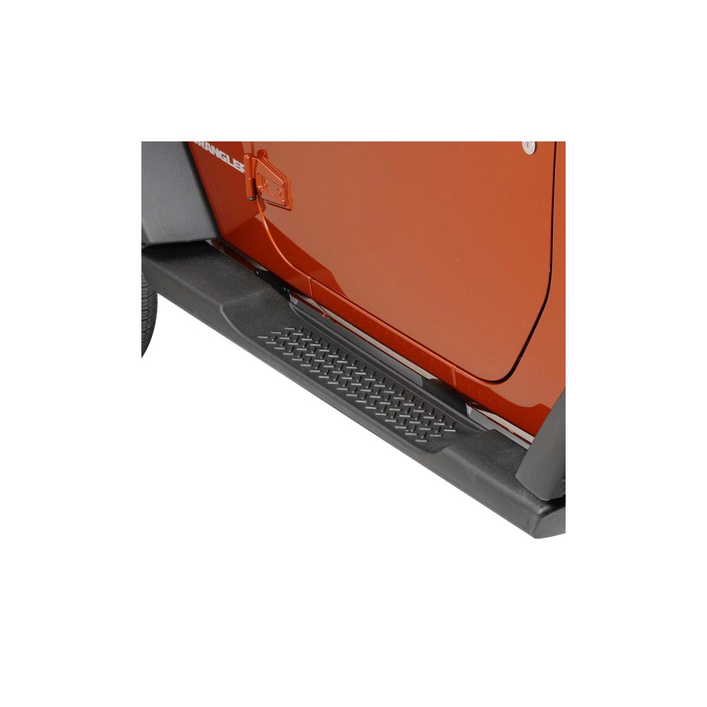 MARCHES PIEDS NOIR POUR JEEP WRANGLER JK 2 PORTES
