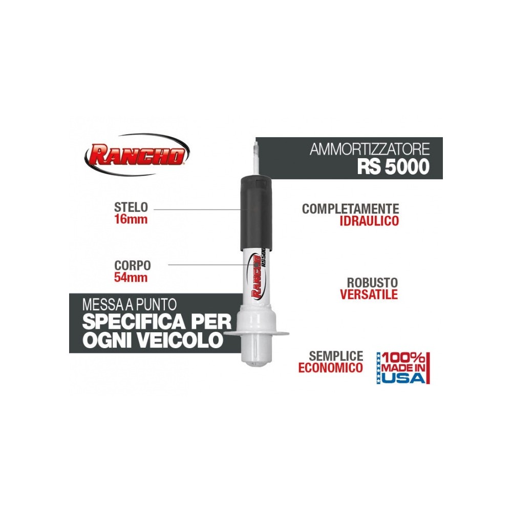 AMORTISSEUR AVANT +4cm OFFROAD B52 POUR JEEP CHEROKEE KJ