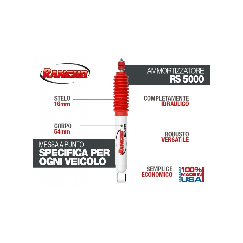 5000 RANCHO AMORTISSEUR POUR SUZUKI JIMNY AVANT 5000 RANCHO AMORTISSEUR POUR SUZUKI JIMNY AVANT