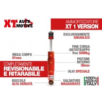 AMORTISSEUR AVANT +4/6cm XT AUTOMOTIVE  POUR MITSUBISHI PAJERO L040 A RESSORTS