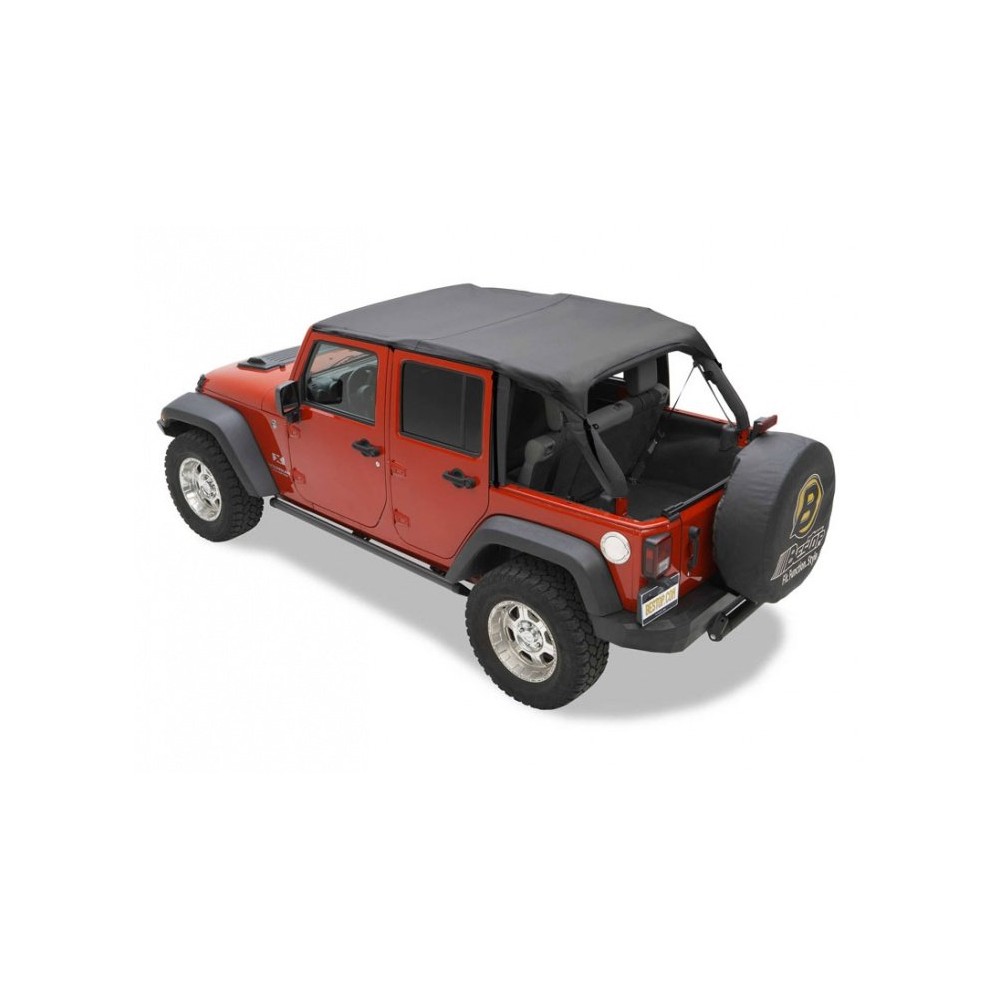 BIKINI TOP SAFARI STYLE - JEEP WRANGLER JK 4 PORTES 2007/2009 DISPO MI DECEMBRE 2024