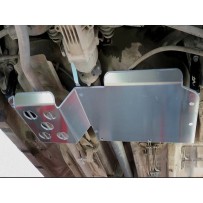 Ski de protection de réservoir et de silencieux arrière en aluminium de 6mm pour Dacia Duster