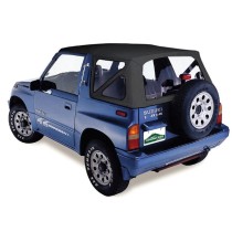 CAPOTE NOIRE AVEC FENETRES  TRANSPARENTES SUZUKI VITARA MK1