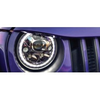 OPTIQUE VORTEX CHROME  KIT (PAIRE + FAISCEAU)