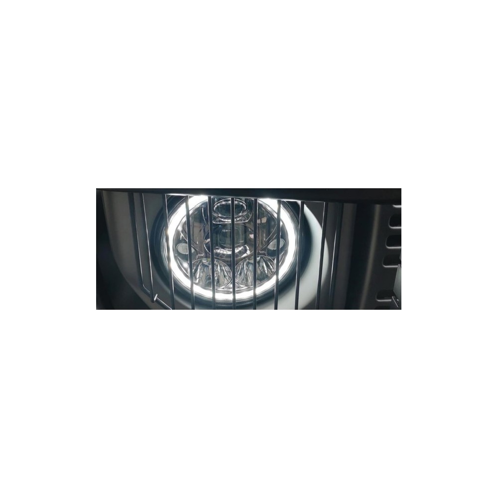 OPTIQUE VORTEX BLACK CHROME  KIT (PAIRE + FAISCEAU)